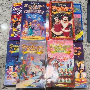 Disney Sing Along Songs VHS Collection - for Nita